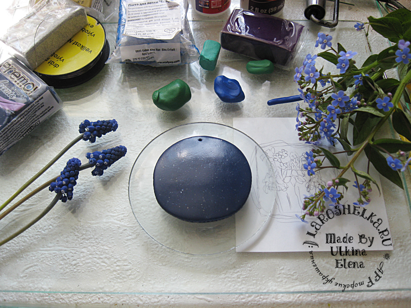 Мускари и незабудки...